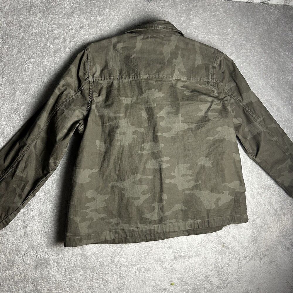Vuori Woman’s Camo Button Down Jacket Size XL Long Sleeve Organic Cotton - Picture 5 of 6